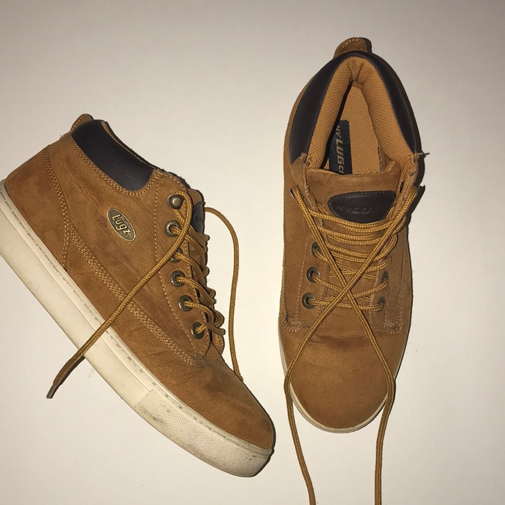Men's Size 9 Work Boots Leather Upper Lugz NY. Lug